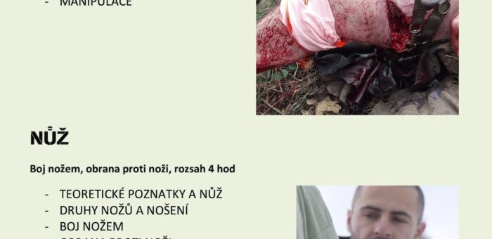 Seminář: Nůž a taktická první pomoc