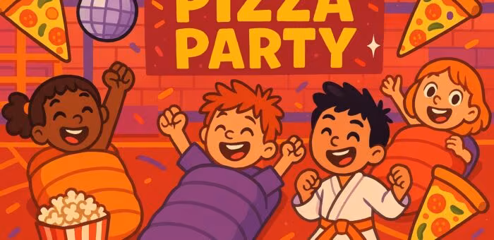 Pizza párty s přespáním v gymu