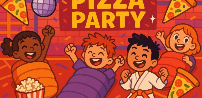 Pizza párty s přespáním v gymu